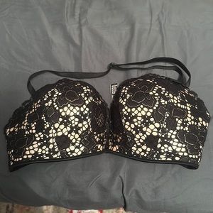 Black and beige multi-way bombshell bra!